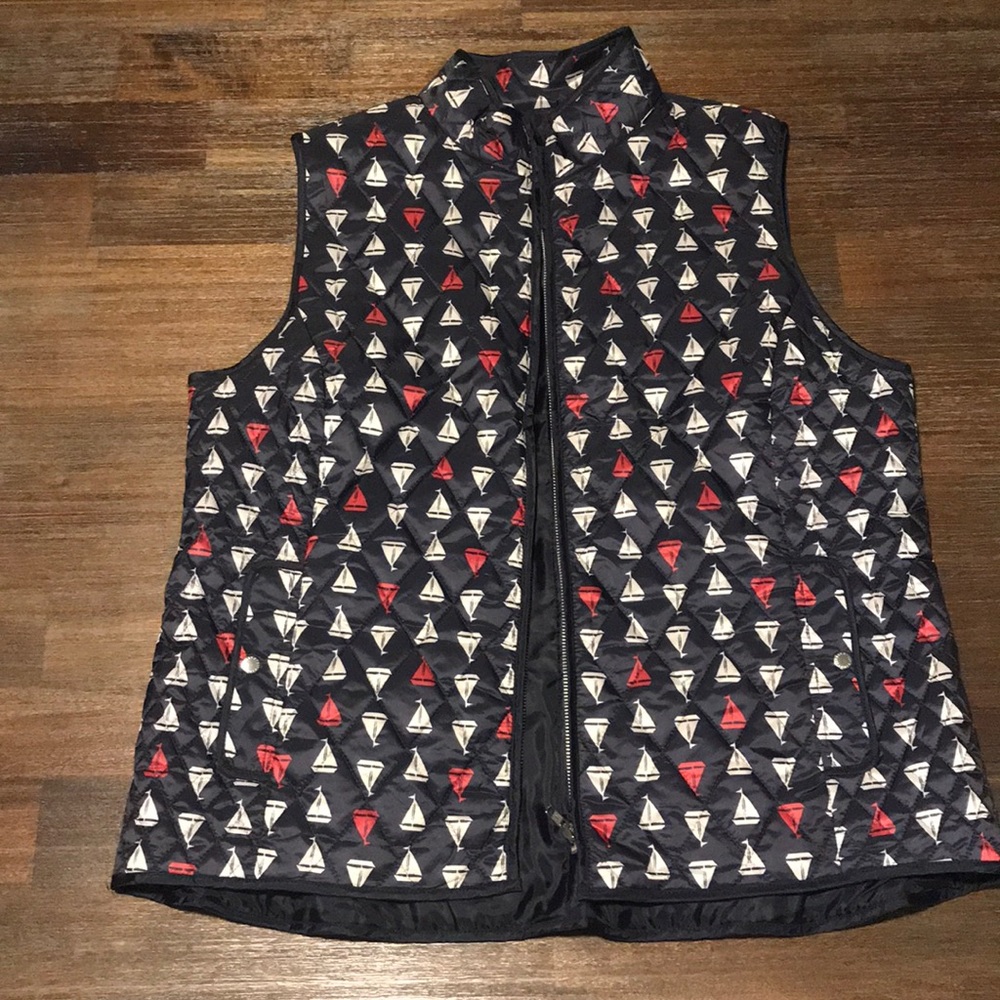 Talbots Sailboat Vest